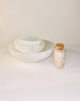 Selenite Smudge + Crystal Charging Bowl